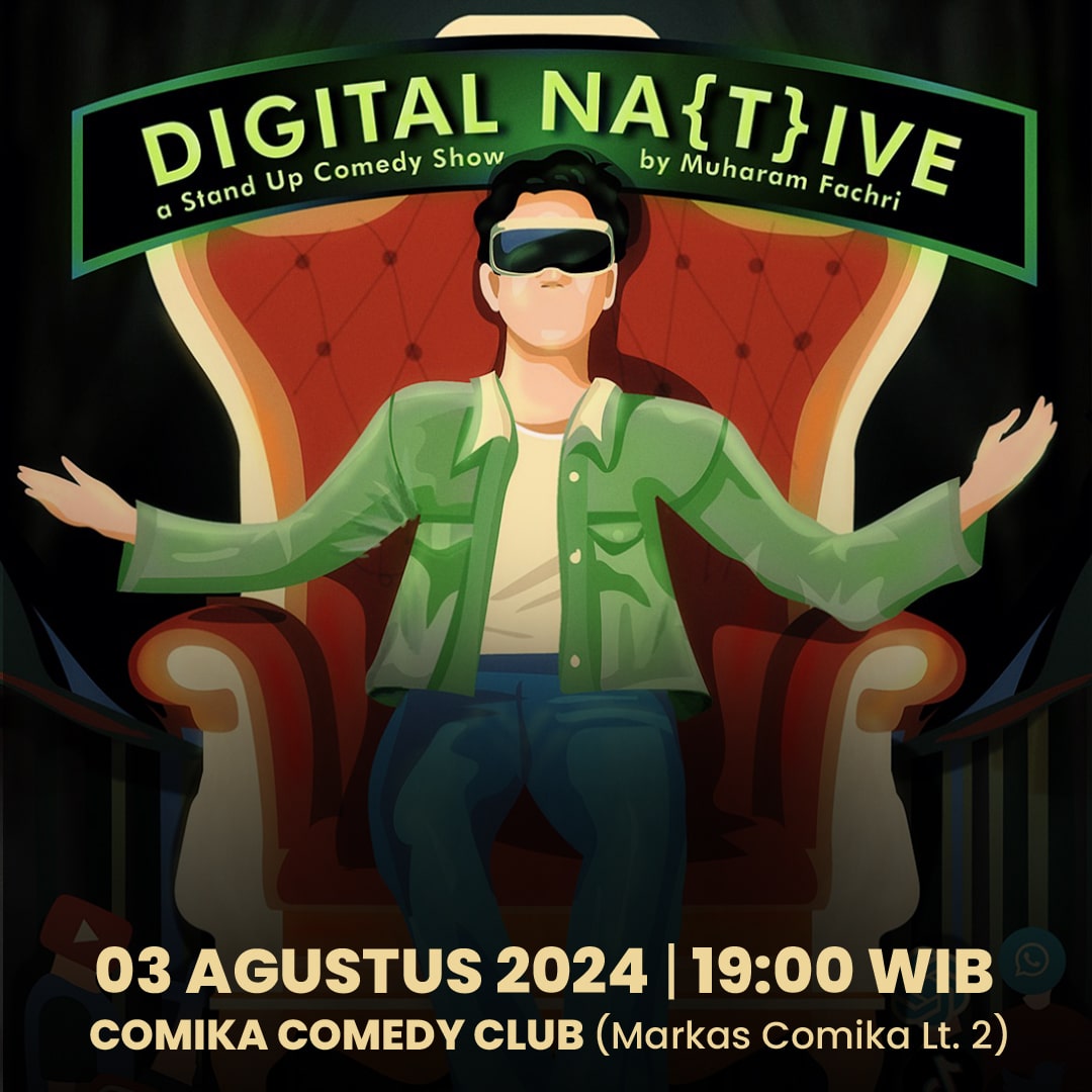 Stand-Up Comedy Digital Download – Sandang, Pangan, Papan, & Lawakan